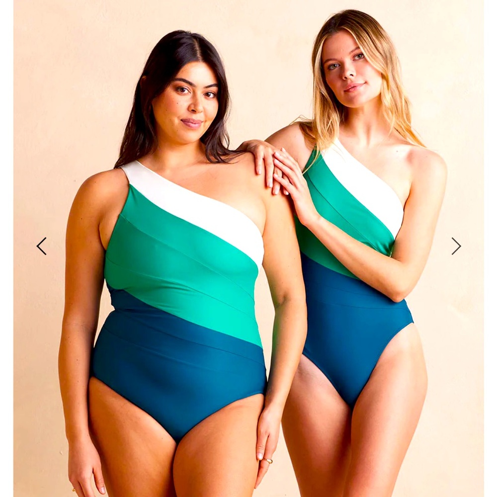 Never Worn Summersalt Long Torso One Shoulder Swimsuit Size 8